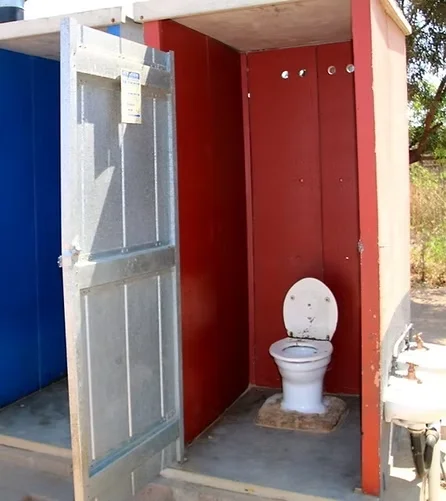 By week three photo 2 for Diepsloot day care centres — pit toilet sanitation